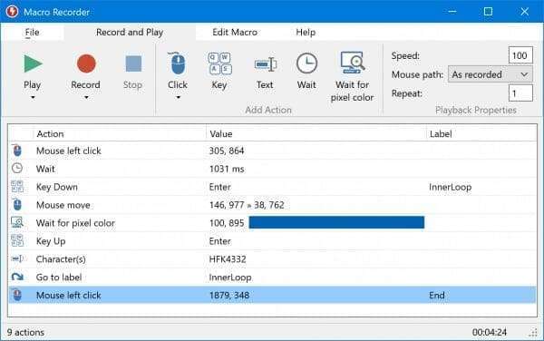 Best free Macro Automation software for Windows 10 - Macro Recorder