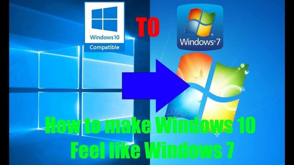 How to make Windows 10 look and feel like Windows 7