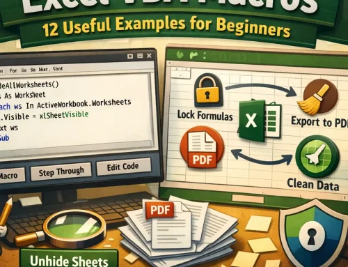 Excel Vba Macros: 12 Useful Examples For Beginners