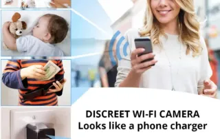 Spy Camera Wireless Hidden WiFi Camera with Remote View - HD 1080P - Spy Camera Charger - Spy Camera Wireless - USB Hidden Camera - Nanny Camera - Premium Security Camera - Hidden Cam - iOS Android