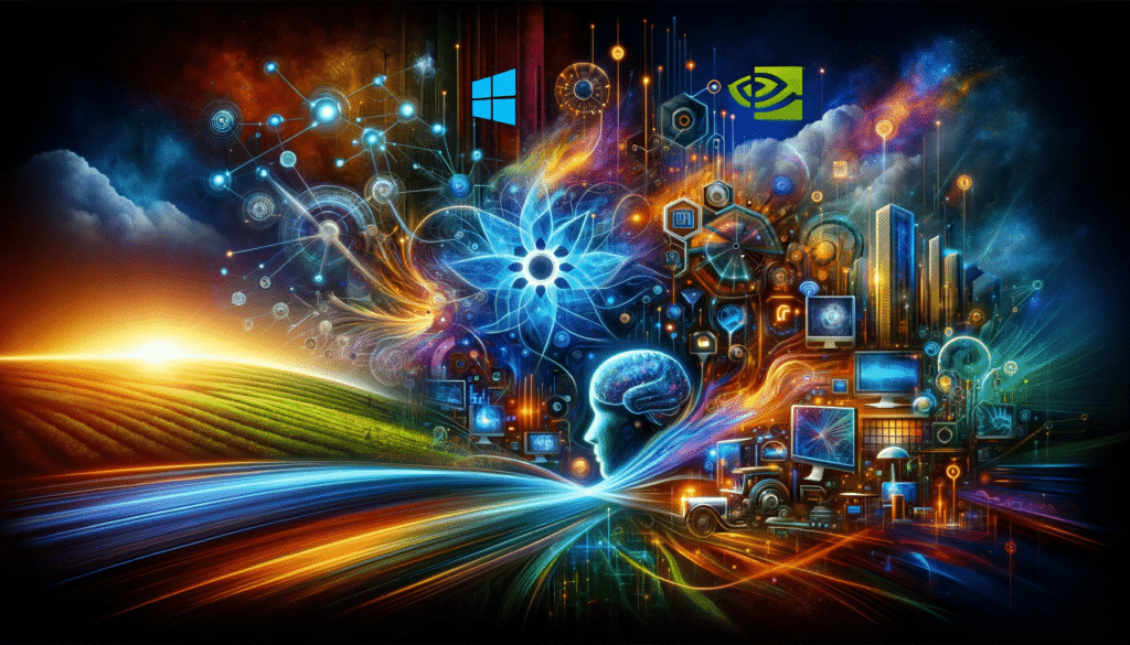 Riding the Wave of AI How Companies like Microsoft and Nvidia are Leading the Charge in Transforming Industries