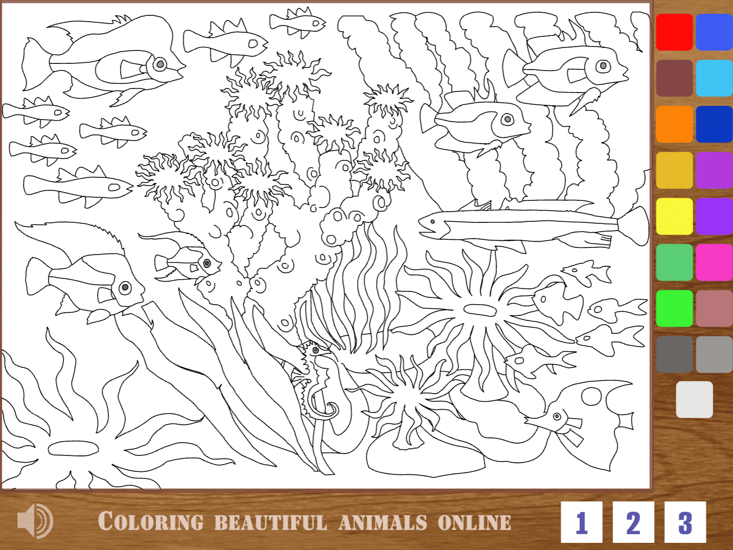 Coloring Animal Digital Coloring book - online