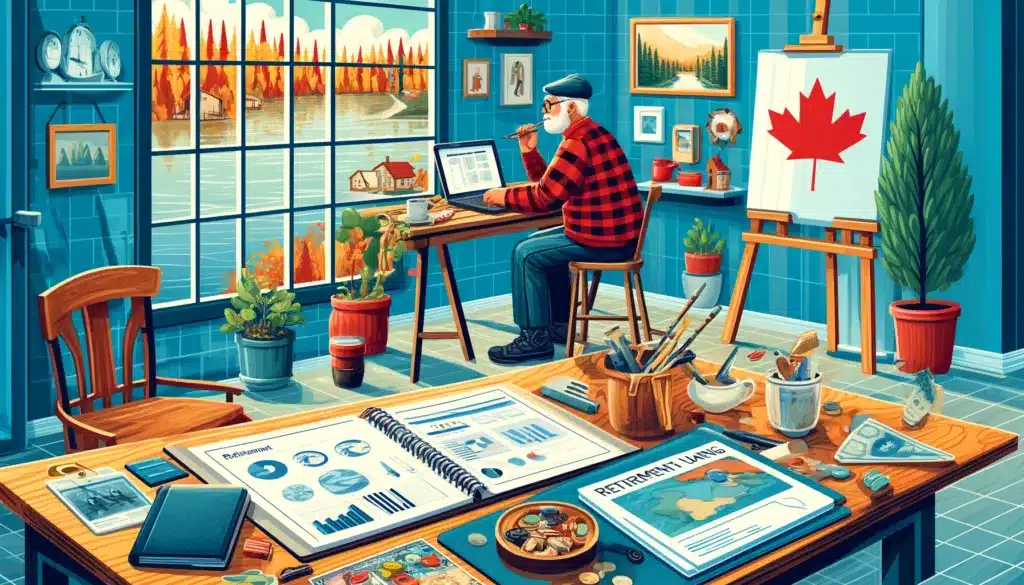 Retirement planning and financial literacy in Canada for 2024.