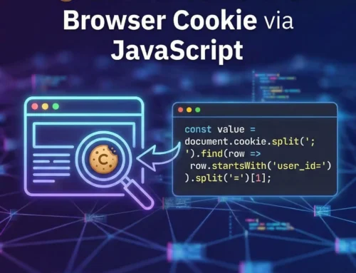 🍪  Get The Value Of A Browser Cookie Via Javascript