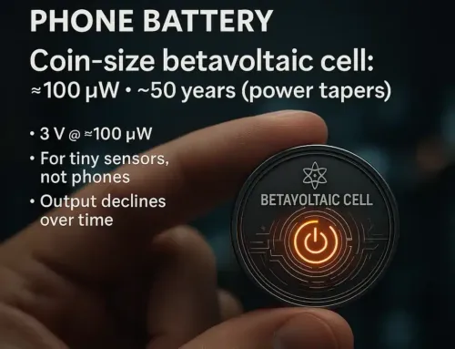 China’s Coin-Size “Nuclear” Betavoltaic Cell, Demystified: Real Specs, Real Limits, and Where It Actually Wins