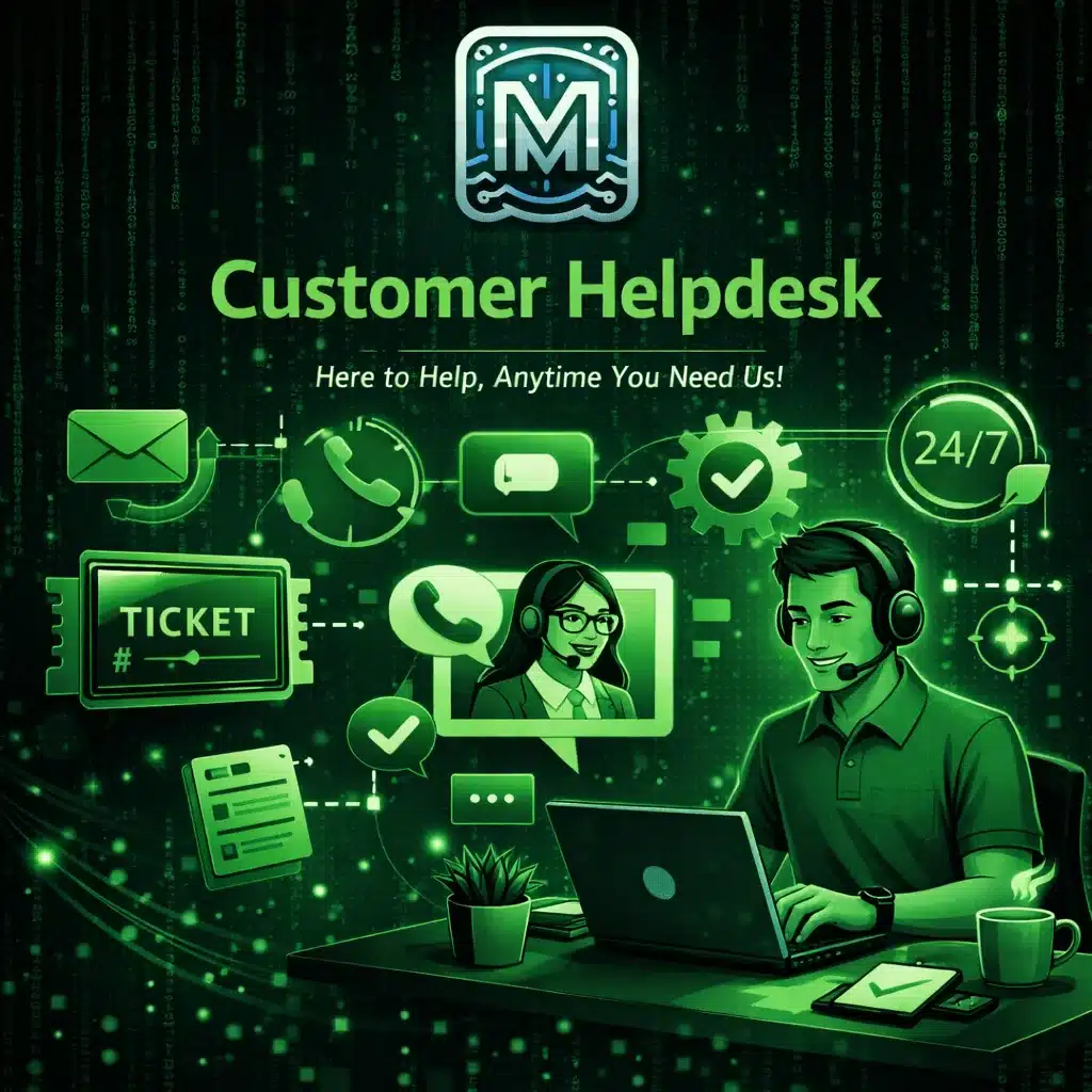 Helpdesk Support Page, Create A New Support Ticket Page
